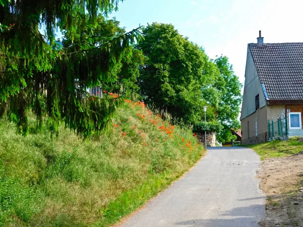 Ein Dorf Der Uckermark — Stockfoto