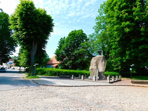 Una Piccola Città Nel Distretto Brandeburgo — Foto Stock