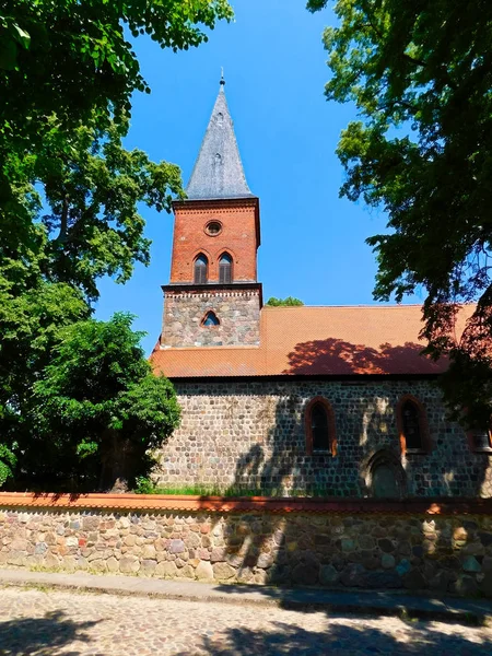 Gotická Budova Kostela Druhé Poloviny — Stock fotografie