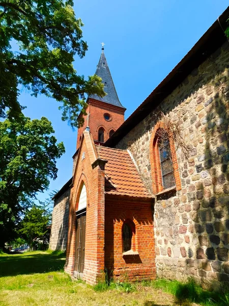 Gotiska Kyrko Byggnad Från Andra Halvan Talet — Stockfoto