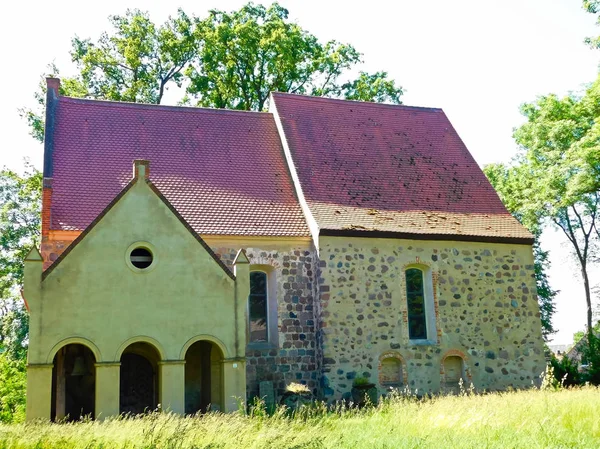 Tidig Gotisk Kyrkobyggnad Från Talet — Stockfoto