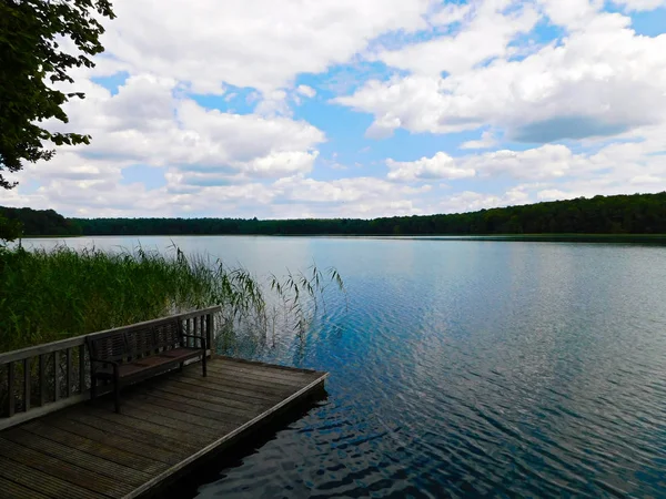 Vakantie Aan Het Meer Van Brckentiner Mecklenburg Vorpommern — Stockfoto