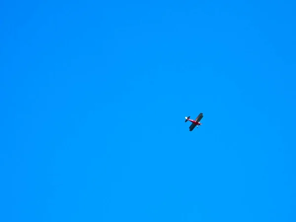 Flying Plane Sky — Stock Photo, Image