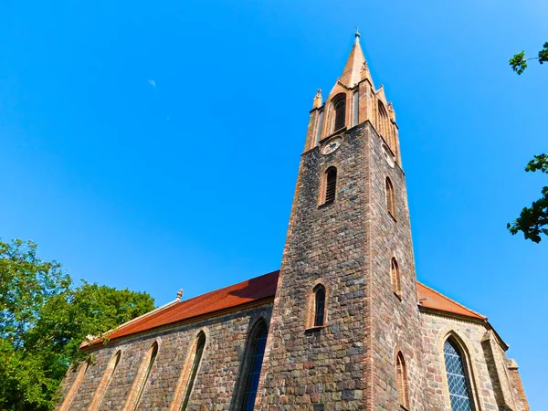 Die Evangelische Dorfkirche Hohensaaten — Stockfoto