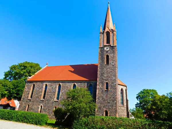 Protestantský Vesnický Kostel Hohensaaten — Stock fotografie