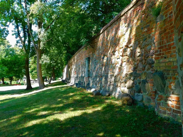 Historisk Stadsmur Från 1200 Talet — Stockfoto