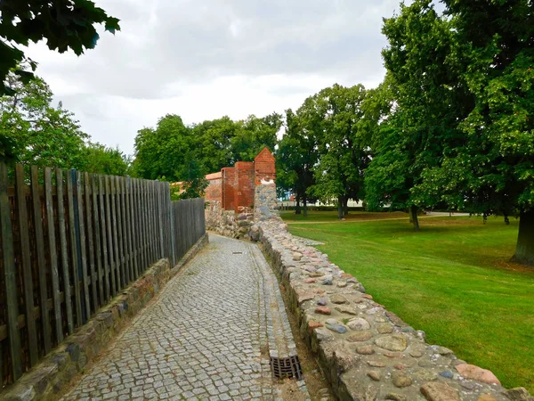 Vieille Ville Historique 13Ème Siècle Avec Ancien Mur Ville — Photo