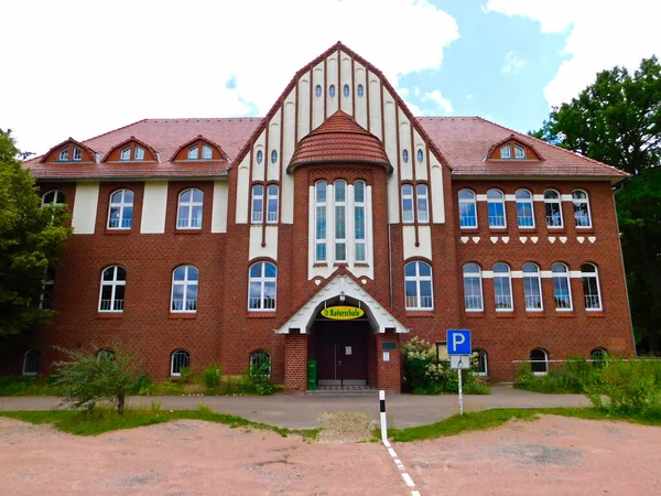 Templin Brandenburg Distriktet Uckermark Tyskland Juli 2020 Naturskola Tidigare Skogsskola — Stockfoto