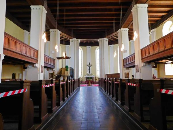 Interieur Van Een Protestantse Kerk Uit 16E Eeuw — Stockfoto