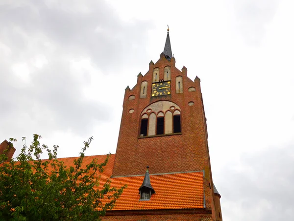 Evangelische Marienkirche Spätgotischen Stil — Stockfoto