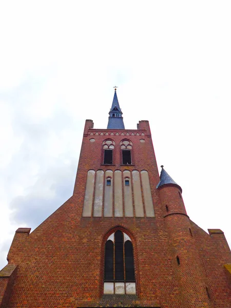 Evangelische Marienkirche Spätgotischen Stil — Stockfoto