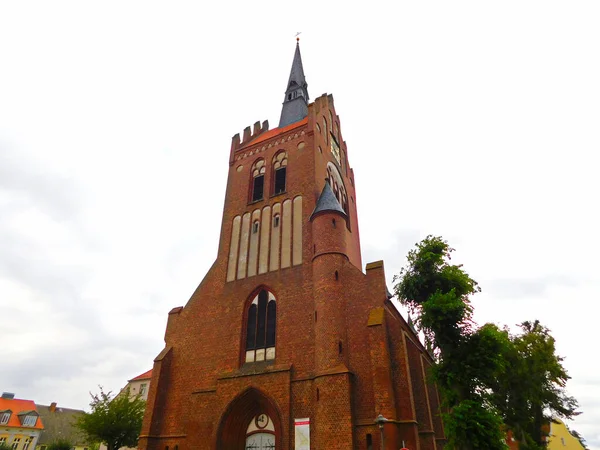 Iglesia Evangélica San Marien Estilo Gótico Tardío — Foto de Stock