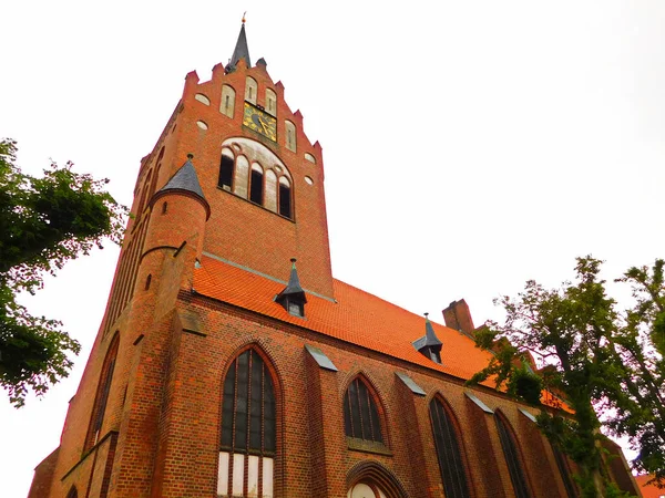 Evangelical Marien Church Late Gothic Style — Stock Photo, Image
