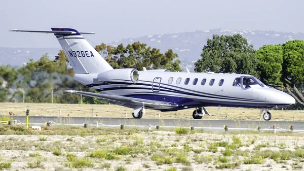 Mezinárodní Letiště Faro Fao Lpfr Října 2020 Cessna 525B Citationjet Royalty Free Stock Obrázky