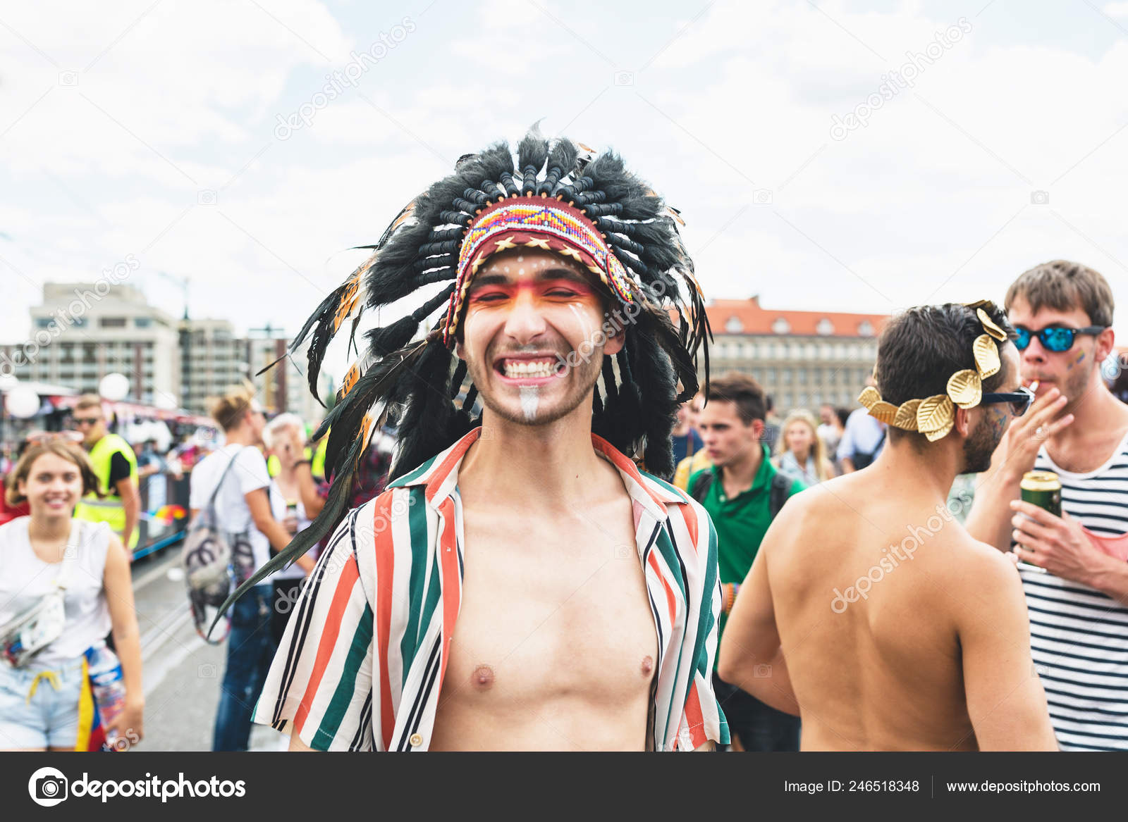 gay černý velký