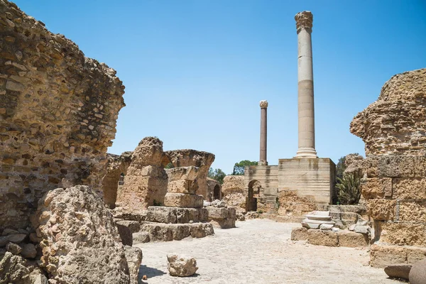 Ruinas de las Termas de Antonino. Cartago, Túnez . — Foto de Stock