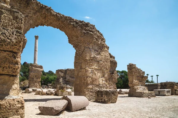 Ruinas de las Termas de Antonino. Cartago, Túnez . — Foto de Stock