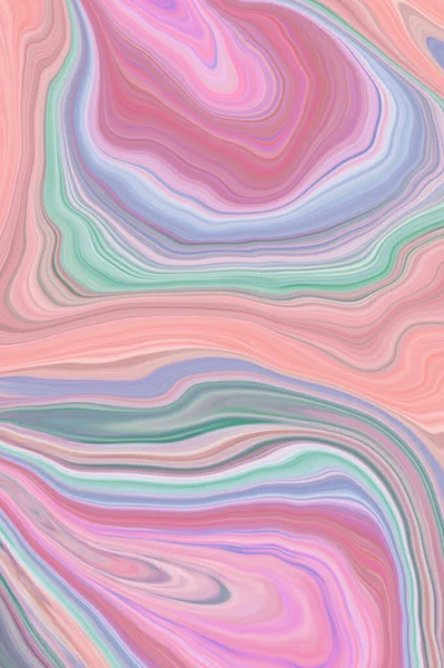 Abstract fluid marble art background. Digital art — Stock Photo, Image