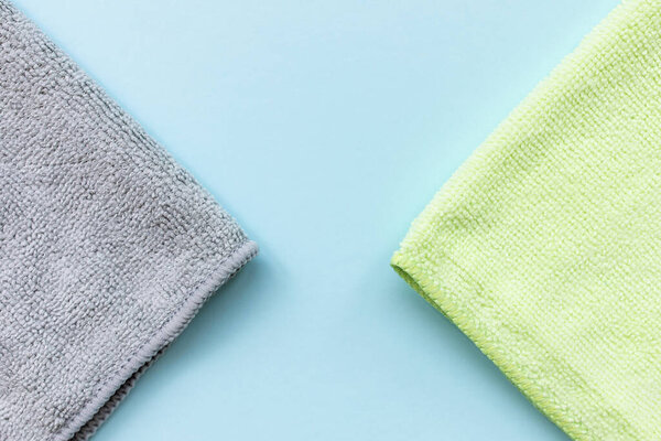 Two new microfiber cloth for cleaning and dusting