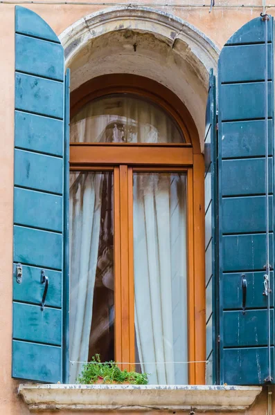 Las Mejores Ventanas Venecia Hermoso Clima Soleado — Foto de Stock