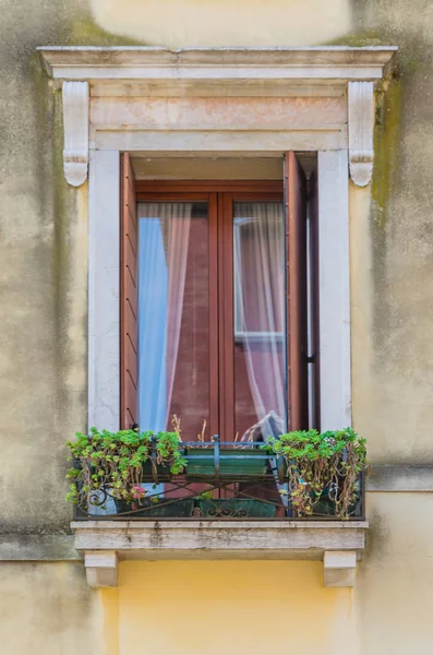 Las Mejores Ventanas Venecia Hermoso Clima Soleado — Foto de Stock