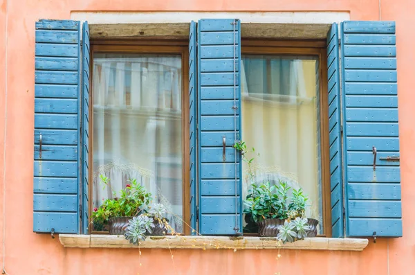 Las Mejores Ventanas Venecia Hermoso Clima Soleado — Foto de Stock