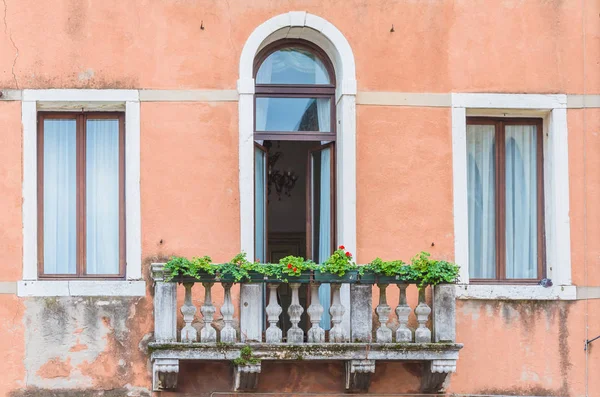 Las Mejores Ventanas Venecia Hermoso Clima Soleado — Foto de Stock