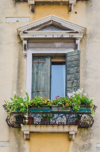 Las Mejores Ventanas Venecia Hermoso Clima Soleado — Foto de Stock