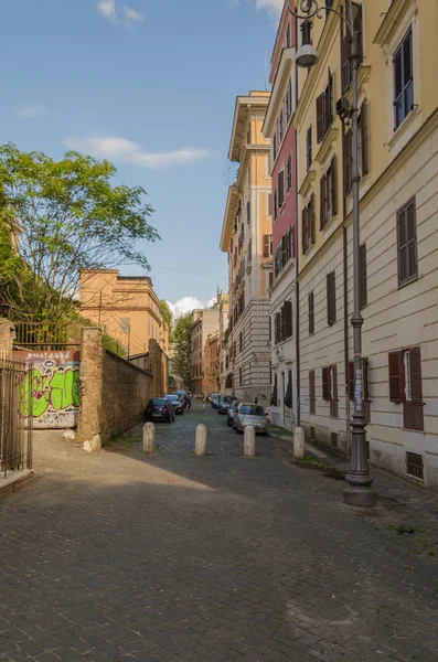Маленькие Улицы Большого Вечного Города Рима — стоковое фото