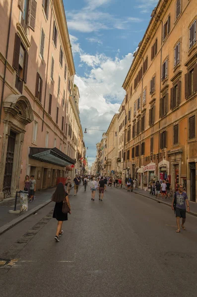 Malá Ulice Velké Věčné Město Řím — Stock fotografie