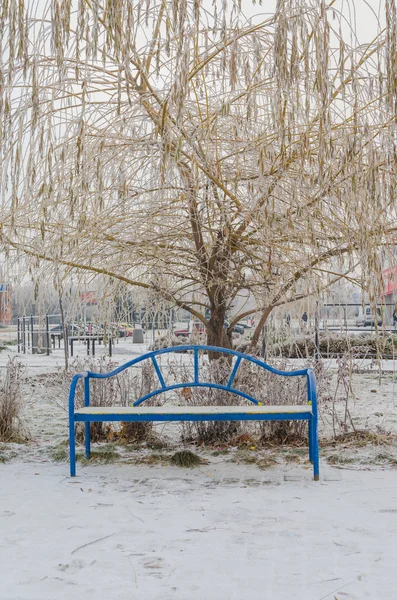 Bir soğuk kış gününde yalnız Bahçesi.