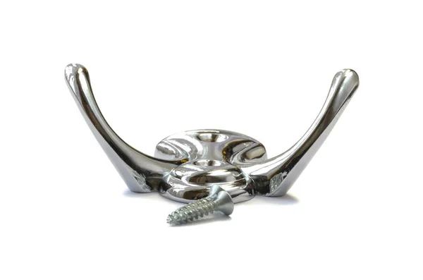 Nägel Und Schrauben Schlüssel Und Schraubenzieher Auf Weißem Hintergrund — Stockfoto