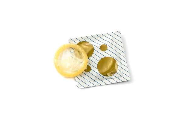 Backgrounds Condom Packages Well Frames — Stock Photo, Image
