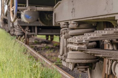 Demiryolu treni kargo vagonları bağlantısı