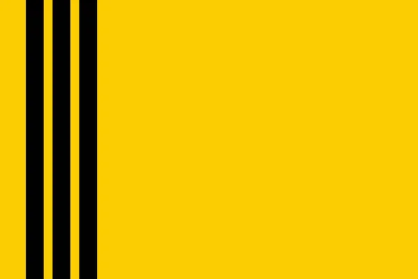Κίτρινο Backgroud Τρεις Λωρίδες Εικονογράφηση Διανύσματος — Διανυσματικό Αρχείο