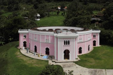 Merida, Venezuela - 6 Nisan 2017: Plaza de Toros'un Venezuela de Antier Park tarafından temsiledilmesi.