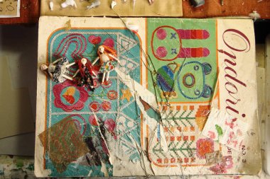 Merida, Venezuela - 11 Haziran 2017: Bitmiş minyatür bebeklerin yakın çekim.