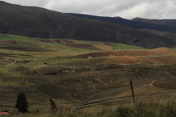 Vista Carretera Transandina Una Las Más Altas América Latina Recorre — Foto de Stock