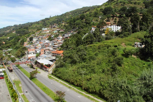 Uitzicht San Jos Las Flores Sub Urban Merida Venezuela — Stockfoto