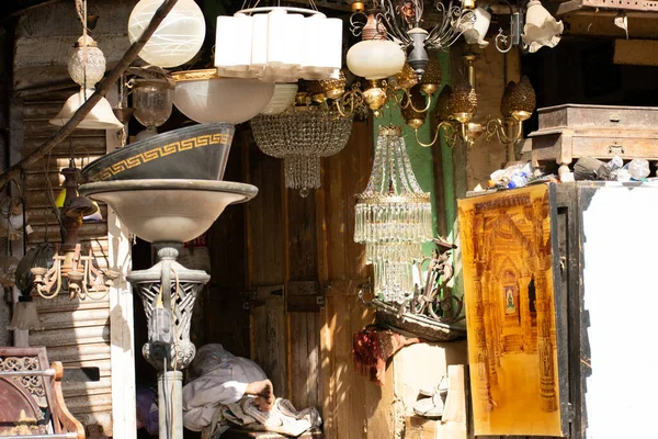 Mumbai India March 2019 Old Antique Shop Chor Bazaar Area — Stock Photo, Image