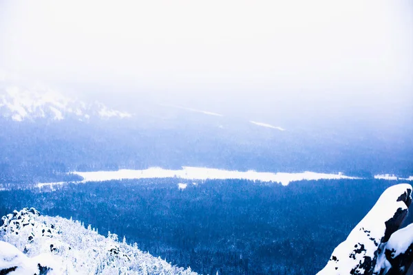 Taganaj, bergen Oeral winter — Stockfoto