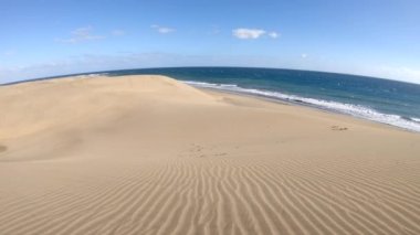 Windy Kum Çölü Gran Canaria, Maspalomas okyanusta tarafından