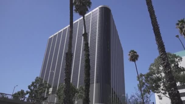 Los Angeles September 2019 Weitwinkelaufnahme Der Avenue Downtown Los Angeles — Stockvideo