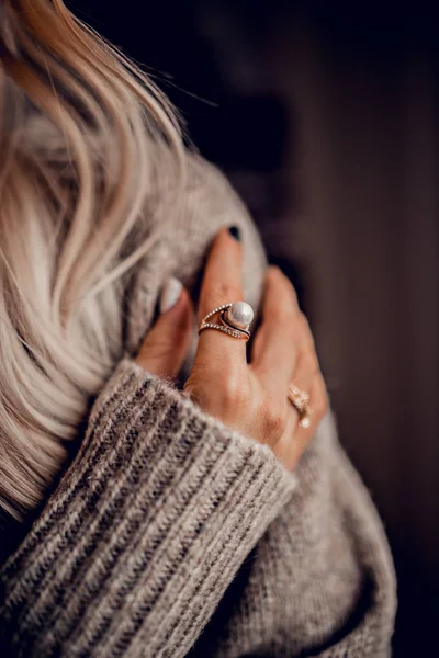 Hand Ring Background — Stock Photo, Image