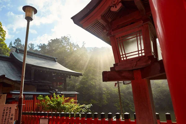 Fushimi Inari Taisha Tanrının Inari Kyoto Japonya Koğuşunda Fushimi Ana Telifsiz Stok Fotoğraflar