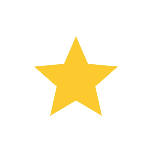 Yıldız simgesi vektör. İzole klasik sırası. Modern düz tasarım. Yıldız web sitesi piktogram, mobil uygulaması