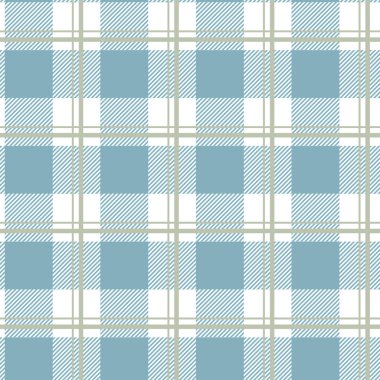 Ekose desenli. İskoç kafes. İskoç kareli arka plan. Geleneksel İskoç süs. Mavi renklerde İskoç kareli