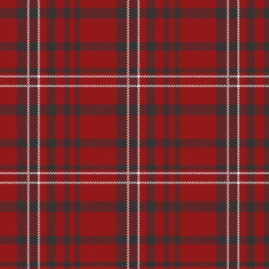 İskoç kareli. Kırmızı, siyah ve beyaz ekose kareli İskoç desen. Ekose desenli. İskoç kafes. İskoç kareli kırmızı renklerde