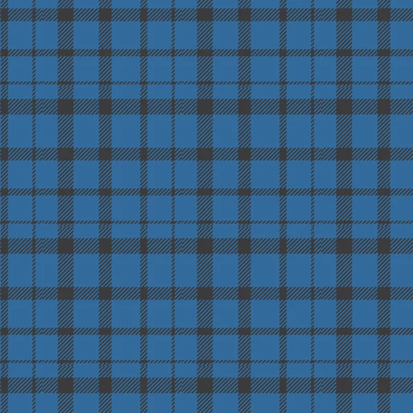 Шотландський Плед Синій Чорний Тартановим Плед Шотландський Візерунок Тартановим Візерунок — стоковий вектор