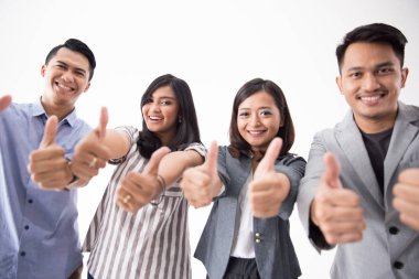 Genç iş adamlarından oluşan bir grup